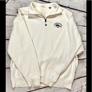Tommy Bahama Men’s Relaxed 1/4 Zip Pullover, Size Large